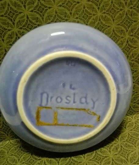 Drostdy blue ashtray