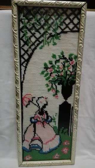 Framed tapestry