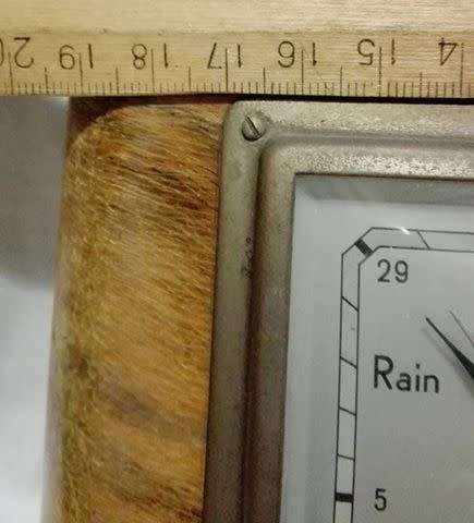 Art Deco Wetterstation LUFFT Barometer & Thermometer Wooden