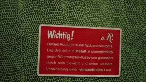 Vintage roulette game - in original box! Good condition! LOOK!