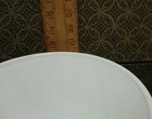 Milk glass footed vase