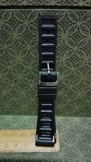 Rubber strap for watch