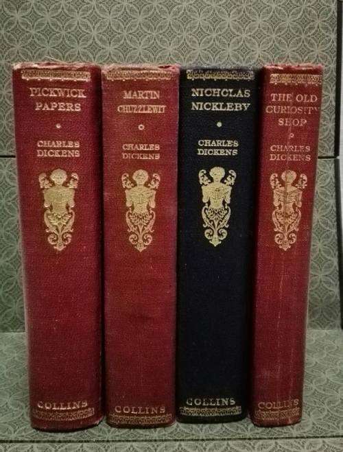 Vintage collection of Charles Dickens books - LOOK!