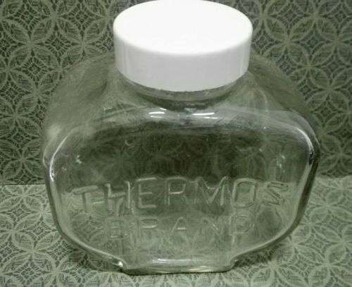 Vintage Thermos Brand milk bottle