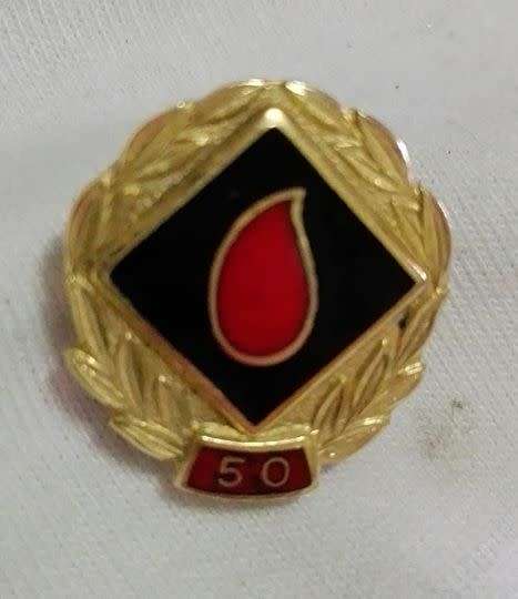 Vintage 9ct gold pin 3.2g