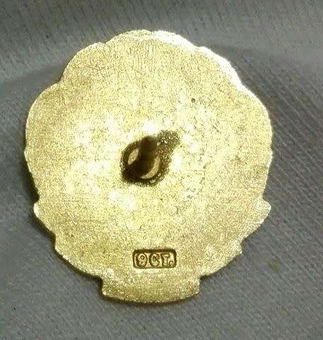 Vintage 9ct gold pin 3.2g