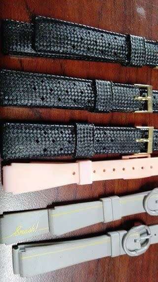 Job Lot of 15 Vintage Leather and Other Watch Straps all in Mint Condition