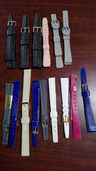 Job Lot of 15 Vintage Leather and Other Watch Straps all in Mint Condition