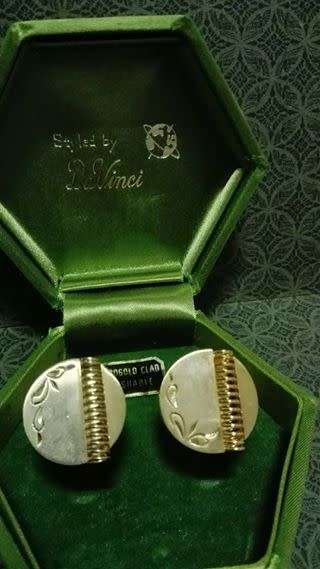 Lovely vintage 22ct Hard Gold clad  Cufflinks