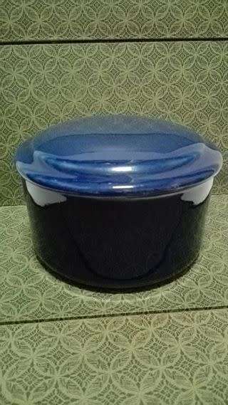 Lovely blue ceramic trinket