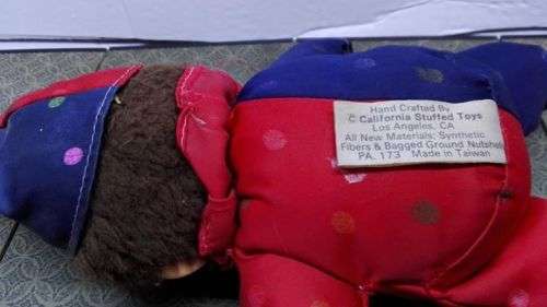 Corky Clown Monchhichi look Vintage Collectable Soft Toy