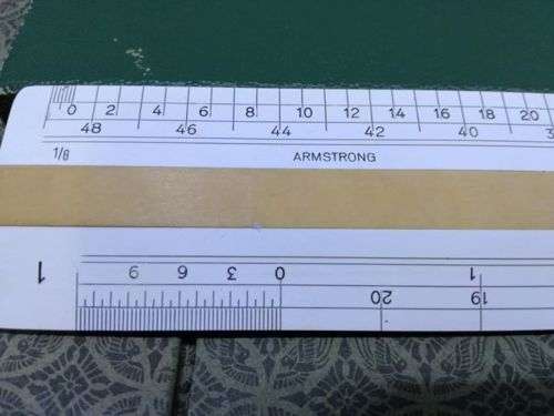 Vintage A W faber parthenon ruler - made in Germany - boxed