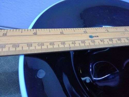 Black and white glass hat!! LOOK!!