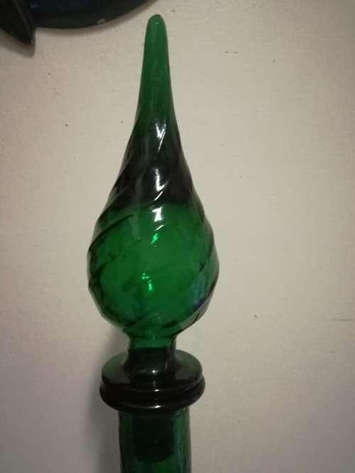 Tall Genie bottle - green