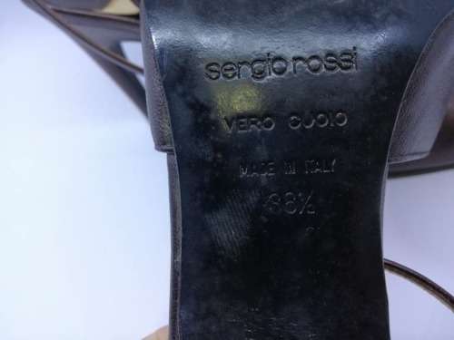 Sergio Rossi  size 5 -Worn once only - LOOK!!! little damage to one heel - see pic