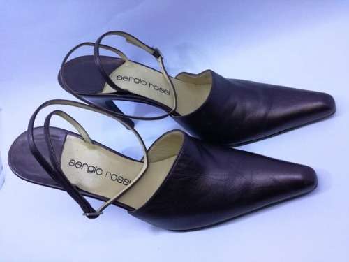 Sergio Rossi  size 5 -Worn once only - LOOK!!! little damage to one heel - see pic