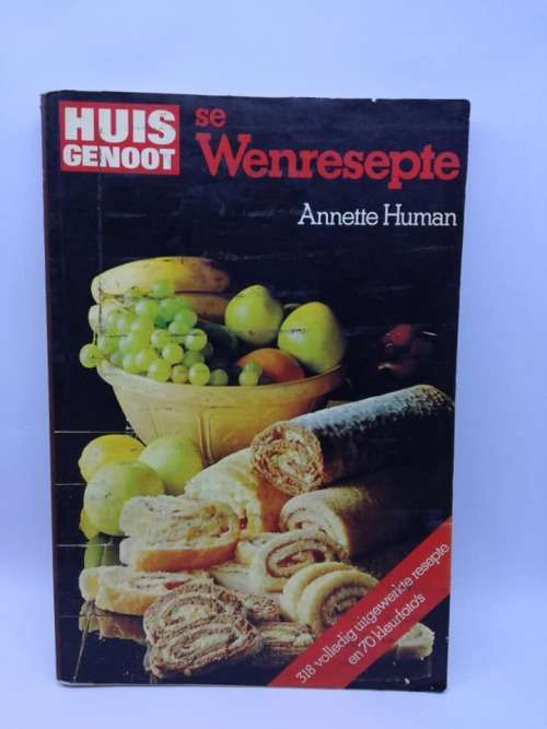 Huisgenoot Wenresepte 1 (Afrikaans) | Annette Human - sagteband goeie tweedehandse toestand