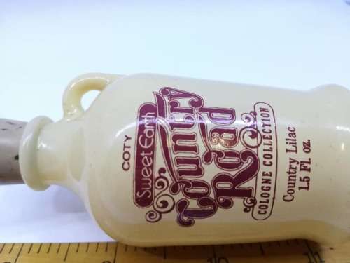Vintage Coty Sweet Earth Country Road Country Lilac Cologne bottle