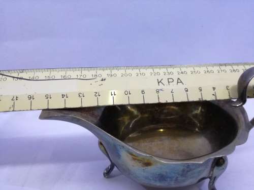 Stunning vintage Sheffield gravy boat/milk jug