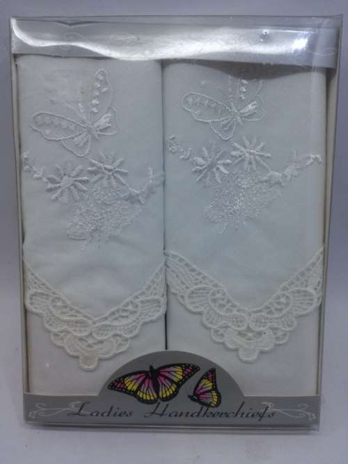 Vintage ladies hankies! LOOK!!! still boxed