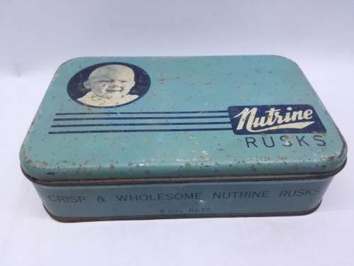 VINTAGE Nutrine tin