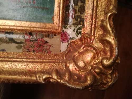 Seascape by Italian artist M Rinaldi painting size 65x50cm