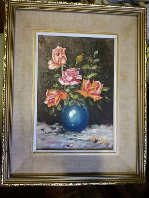 Lovely oil on board - C Wilkinson