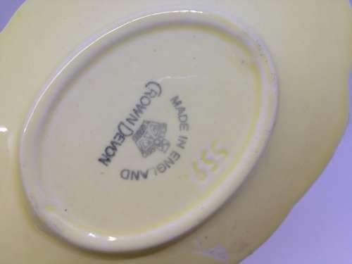 Crown Devon small sauce jug and saucer