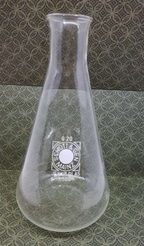Lab Schott & Gen G20 :500ml bottle Jenaer glass