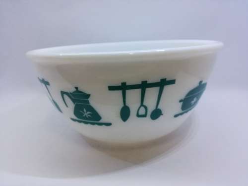 Lovely milk glass mixing bowl