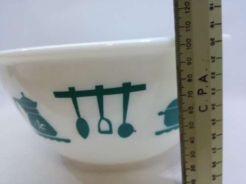 Lovely milk glass mixing bowl