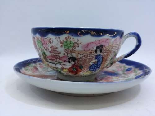 Fine oriental cup and saucer
