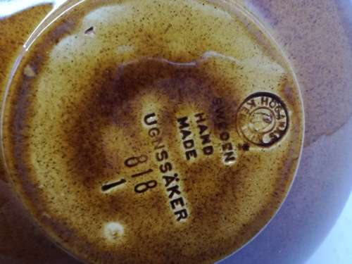 Ugnssaker Sweden Studio Pottery bowl