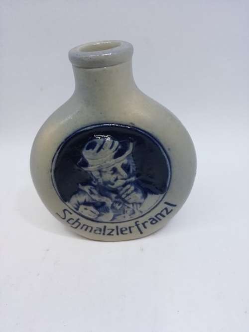 COBALT STONEWARE GERMAN SNUFF BOTTLE SCHMALZLERFRANZL BERNARD REGENSBURG