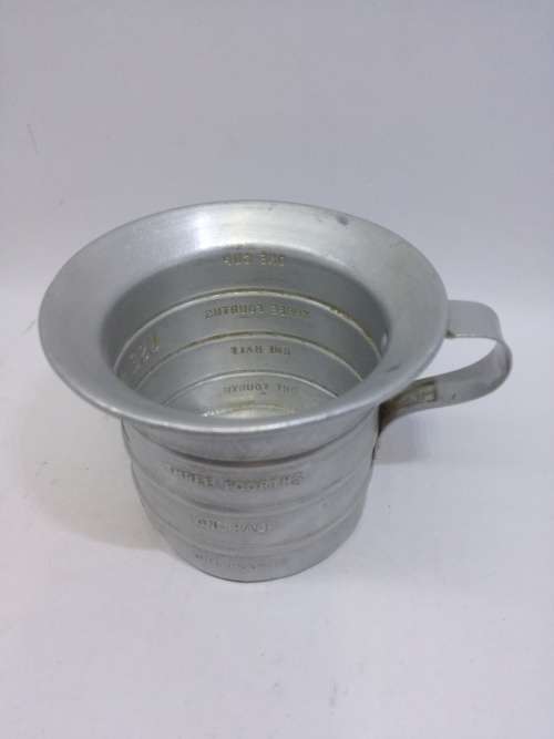 Vintage  Aluminum Measuring Cup