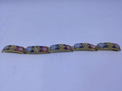 Stunning micro mosaic bracelet