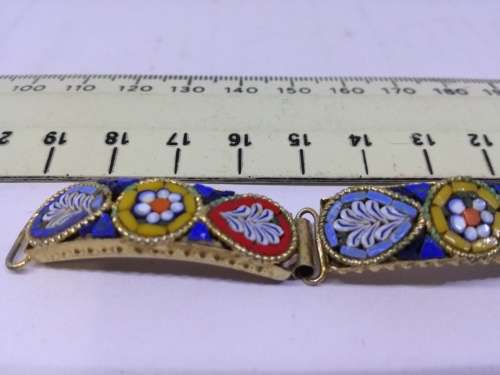 Stunning micro mosaic bracelet