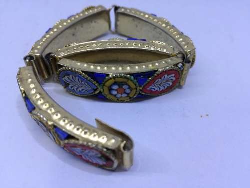 Stunning micro mosaic bracelet