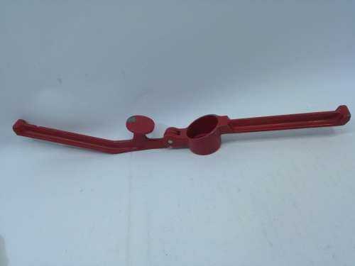 Vintage  garlic crusher - Red