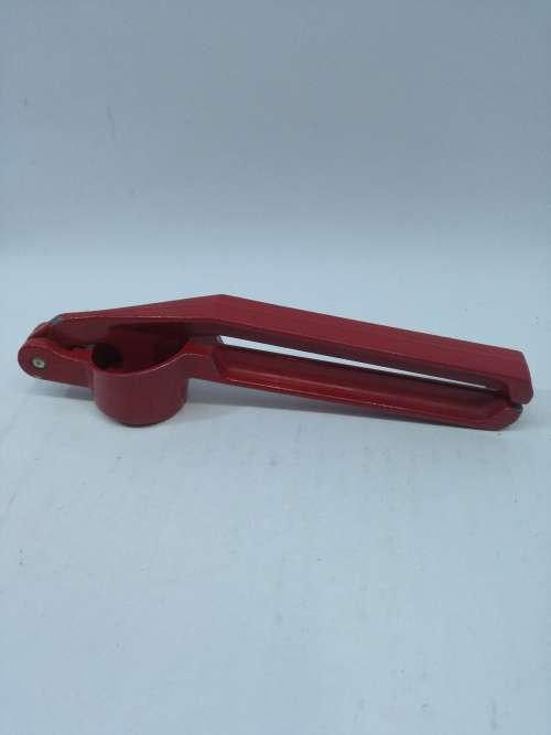 Vintage  garlic crusher - Red