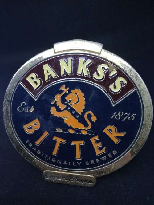 Vintage Banks's bitter beer Tap Sign Knob Handle Topper