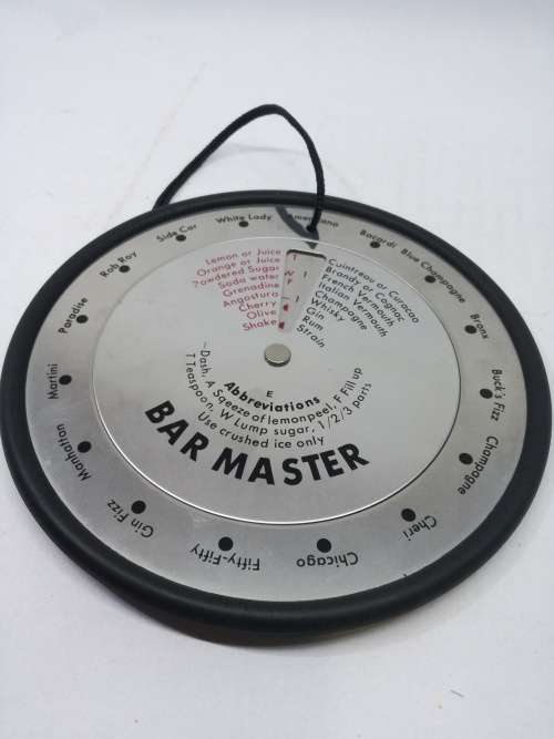 Bar Master - Cocktail recipe guide - metal