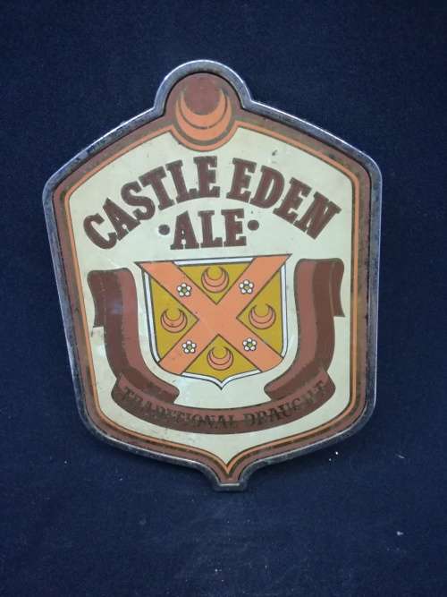 Castle Eden ale draft beer sign