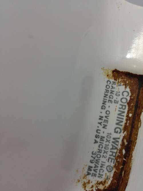 Corningware square dish without lid