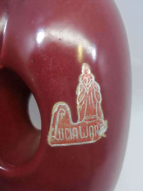 Lucia Ware Maroon vase
