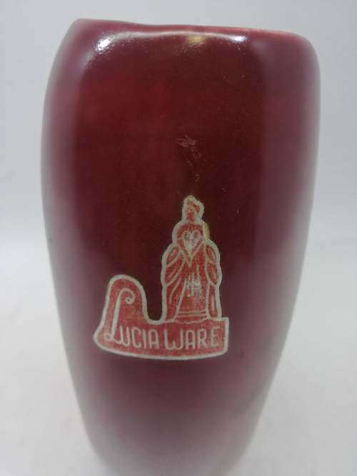 Lucia Ware Maroon vase