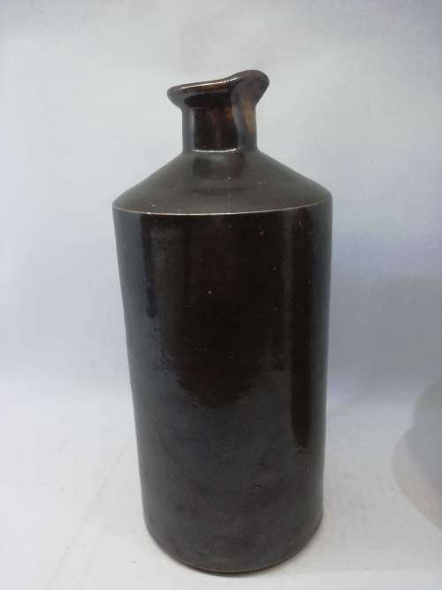Big stoneware bottle