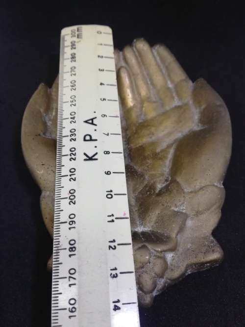 Solid and heavy brass hands