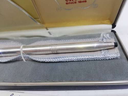 Vintage Sterling silver Cross pen in box - made in Ireland