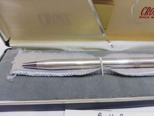 Vintage Sterling silver Cross pen in box - made in Ireland